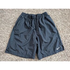 Nike Performance Lined Shorts Activewear Size Medium Navy Blue Men's